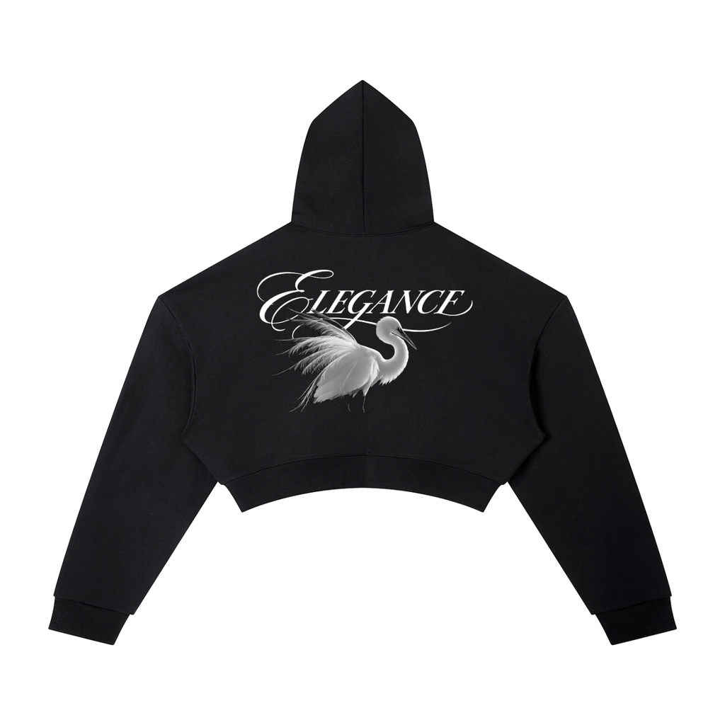 ELEGANCE Cropped Hoodie